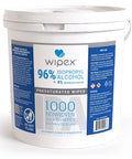 Premium 96 Percent Isopropyl Alcohol Wipes Bulk Pack Comes Packed With 1000 Lint Free SMS Cloth Sanitizing Rags, 5x8 inch, tub packaging.