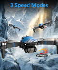 Foldable RC Mini Quadcopter With FPV HD Camera And 90 Degree Adjustable Lens Live Video Brushless Motors 3 speed modes illustration