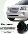 Filler Tube And Cap With O Ring Gasket Seal Kit For 2.4L GM Engines In Buick Lacrosse Regal Verano Chevy Captiva Equinox Impala