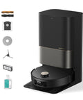X50 Ultra Robot Vacuum And Mop With Auto Empty Dock And Self Cleaning Mop, 20,000 Pa Suction, Obstacle Avoidance, Black model