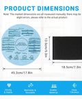 Product dimensions for Eight Pack Reusable Dry Filters With Foam Sleeve Kit For Heavy Duty Five Gallon And Up Wet Dry Vacuums Replacement Set