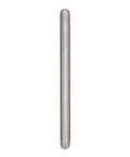 Brushed Chrome Cabinet Pull 4 Inch Center To Center Contemporary Drawer Handle, straight view of the durable modern hardware