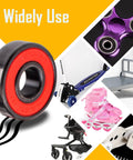 Ceramic Skateboard Bearings High Speed 608 RS Double Shielded ABEC-11 8 Pack Set For Skateboards Trucks Scooters Wheels Roller Skates