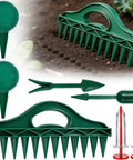Seven Piece Seed Dispenser Set With 12 Hole Seeder Upgraded Mini Seed Spreader For Precise Row Spacing And Seed Tray Planting