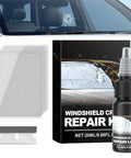 Cracks Gone Universal Windshield Crack Repair Kit for Cars and Trucks, All Weather Glass Repair Kit with 20ml liquid and tools