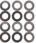 Heavy Duty 4 Set Thrust Roller Bearings Kit W Needle Type Washers For Lawn Tractors Featuring 20mm Bore 35mm OD 2mm Ultra Thin Width Design Fits Tight Spaces To Deliver Smooth Steering Handle Heavy Loads Outdoor Power Equipment Built To Last, 4 bearings and washers