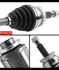 Hyundai Santa Fe Front Right CV Axle Shaft Assembly For 2007 2008 2009 2010 2011 2012 Veracruz with ABS ring and spline