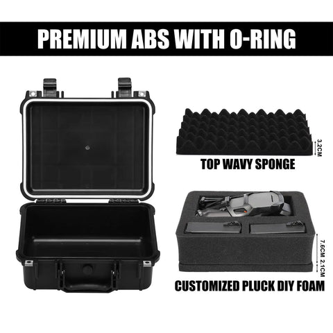 Super Tough Badass Waterproof Toolbox 13.4 Inch Features Customizable Foam Padlock Ready IP67 Rating Shockproof Hard Case Protects Cameras Tools Gears In All Weather Conditions Sweet Storage You Can Count On
