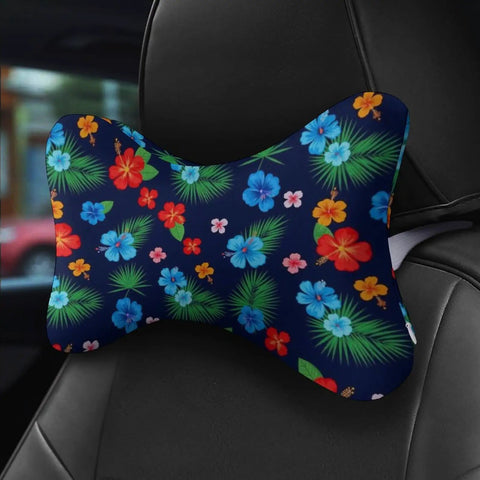 Travel And Office Memory Foam Neck Pillow With Washable Zippered Cover, Ergonomic Chin And Cervical Support Cushion, car seat view