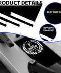 Bocolon 5PCS two-tone black/white ABS plastic sheets for laser engraving, 11.73 x 11.73 in