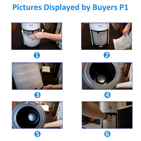 Steps to change 3 in 1 Levoit LV H133 Replacement Filter Set with Nylon Pre Filter True HEPA and Activated Carbon in purifier.