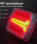 NEONLG wireless trailer light, red LED tail light, IP67 waterproof