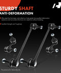 Set Of 4 Front And Rear Sway Bar Links Kit Stabilizer Links For Mitsubishi Outlander Lancer Eclipse Cross Avenger Caliber Sebring With Durable Steel Construction And Direct Fit Replacement For Smooth Handling And Reduced Clunking