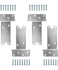 8 Inch Heavy Duty Door Hinges 300 Lbs Capacity 4 Pack With Screws Included For Wooden Fences Barn Doors And Gates Durable 0.11 Inch Thick Steel Construction