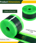 Two Rolls Fat Bike Tire Liners For Road And Mountain Bikes, Puncture Proof TPU Tire Liner, Fits 12 To 29 Inch Wheels