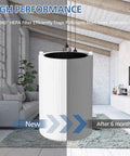 Replacement Filter Pack for 411 Series Air Purifiers that keeps your air fresh and breathe easy in a living room setting.