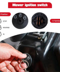 Ignition Starter Switch 3 Position With Key Fit For MTD Yard Machines And Yard Man Lawn Tractors 2013 2011 Replacement Part