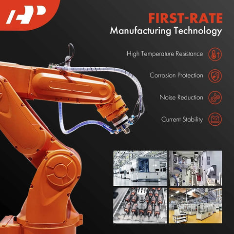 Industrial robotic arm with manufacturing technology features like high temperature resistance and corrosion protection.