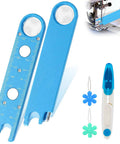 4 In 1 Sewing Machine Needle Threader With Magnetic Tool, Super Easy Quick Threading, Eye Protection Magnifier and accessories