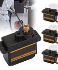 Four Pack Smokin Hot Metal Gear Servo Motor For RC Robot Car Helicopter Badass Durable Analog Actuators smooth precision control.