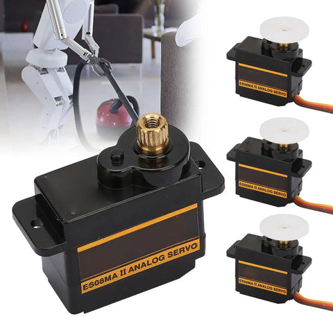 Four Pack Smokin Hot Metal Gear Servo Motor For RC Robot Car Helicopter Badass Durable Analog Actuators smooth precision control.
