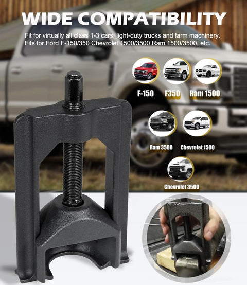 Beefy Heavy Duty U Joint Removal Tool 10105 U Joint Puller Universal Joint Extractor in front of truck image