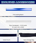 18 Inch Fret Leveling Beam Guitar Fret Leveler Kit With Complete Tool Set 12 Sandpaper Sheets From 120 To 1000 Grit Storage Bags