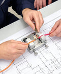 Adjustable Aluminum Soldering Jig For Electronics PCB Assembly And Jewelry Watch Repair in use on schematic diagram
