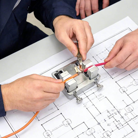 Adjustable Aluminum Soldering Jig For Electronics PCB Assembly And Jewelry Watch Repair in use on schematic diagram