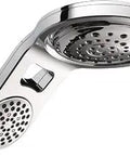 HydroRain 5-Setting Two-In-One Shower Head And Raincan Combo With Dual Operation, Chrome Finish, 40° Rotating, Easy Clean Nozzles