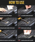 Steps to use Pro Grade 150W Plastic Welder Kit With 3 Speed Temperature Control, Rapid Heat on a plastic surface