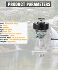 1000W Portable Water Turbine Generator For Home Power And Lighting 220V Aluminum Alloy Mini Hydropower Station dimensions