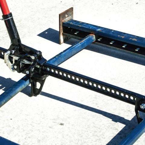 33 Inch Ratcheting Off Road Utility Farm Jack 3 Ton Capacity With Lift Range 5.12 To 26.38 Inches Multi Directional Use