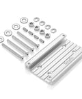 Heavy Duty Boat Track System 6 Inch Aluminum Track Mount For Marine Deck Hardware And Fishing Rod Holders Universal Track Mounting For Saltwater Boats 6 By 3.5 Inch Footprint Aircraft Grade Aluminum Construction, with mounting hardware