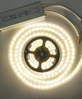 Heavy Duty 200W IP67 Waterproof LED Power Supply with LED strip light, 90V to 130V AC to 12V DC transformer, outdoor ready.