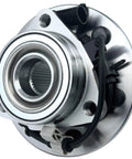 Close-up of Pair Front Wheel Bearing And Hub Assembly For GM Trucks And SUVs Fits 1999 2007 Cadillac Escalade ESV Ext Chevrolet