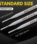E7018 Low Hydrogen Carbon Steel Welding Rods One Eighth Inch Diameter Five Pound Pack Pro Grade All Position Arc Electrodes