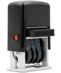 Top Notch Heavy Duty Self Inking Date Stamp Red Month Day Year Format Featuring Quick Swap Internal Pad And Simple Adjustment Dial.
