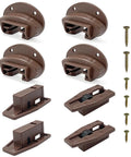 Heavy Duty Center Mount Drawer Slide Replacement For Standard Rite Trak Number One Six Eight Tracks With Commercial Grade Nylon Rollers. Brown rollers and glides with screws.