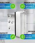 Door Reinforcement Lock Two Pack Heavy Duty Front Door Security That Withstands Up To Eight Hundred Pounds Of Force Kid Proof Safe Lock.