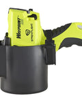 Beast Mode Rechargeable LED Spotlight For Outdoor, Marine, And Emergency Use 1400 Lumens, yellow light in charging dock