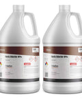 Two 1-gallon jugs of Ferric Chloride Ten Percent Solution For PCB Etching, Water Treatment, And Wastewater Coagulation FeCl3 Two Gallon Pack