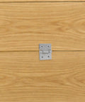 Two Pack Heavy Duty Solid Iron Door Hinges For Barn Garage Gate Cabinet on wood background, providing sturdy secure closure.