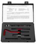 Pro Grade 25 Pack Helicoil Thread Repair Kit in Stainless Steel M7x1.0 for switches autos telecom gear heavy duty steel inserts