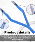 Watch Spring Bar Tool Kit With Two Spare Fork Tips And Screwdriver Aluminum Alloy Tweezers For Maintenance And Precision Repairs