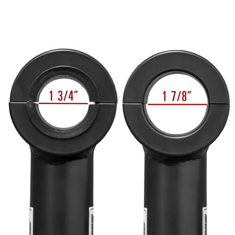 Spare Tire Mount For Polaris RZR XP Turbo Straight Tube Clamp Fits 1 3/4 Inch Roll Cage With Bushings measurements view