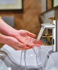Automatic No Touch Bathroom Sink Faucet With Motion Sensor And Infrared Technology, Hands Free Chrome Brass Water Mixer