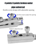 Broken Pipe Extractor Tool Set For Damaged Faucets And Water Pipes Beast Mode Heavy Duty Tap Remover Kit with screws