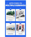 High Power 120KW DC Fast EV Charger For Commercial Use With Dual CCS Connectors Level 3 Charging Station applicable in multiple scenarios