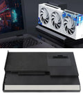 Kickass Pcie X16 External Graphics Card Enclosure With Usb4.0 40 Gbps Sync And Rj45 Gigabit Ethernet showing GPU mounted on desktop.